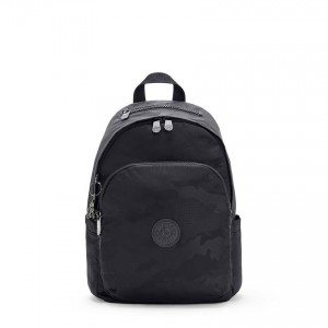 Black Camo Kipling Delia Fashion Backpacks | UAE-K1262J