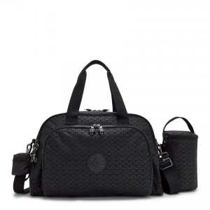 Black Kipling Camama Shoulder Bags | UAE-K1933F