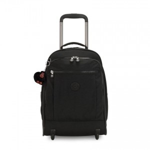 Black Kipling Gaze Rolling Backpacks | UAE-K2161O