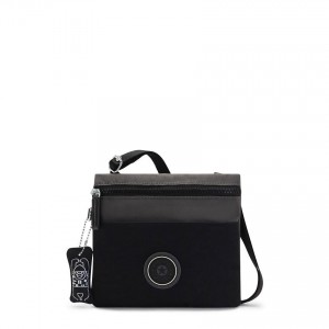 Black Kipling Gib Crossbody Bags | UAE-K1608I