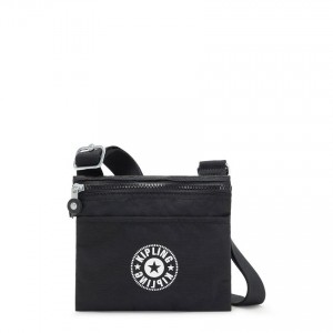 Black Kipling Gib Crossbody Bags | UAE-K1609O