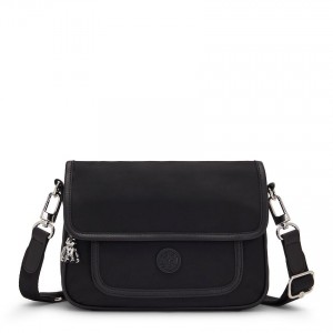 Black Kipling Inaki Crossbody Bags | UAE-K1614J