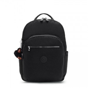 Black Kipling Seoul Extra Large Backpacks | UAE-K2180A