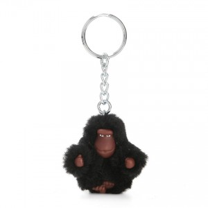 Black Kipling Sven Extra Small Keychains | UAE-K1050M