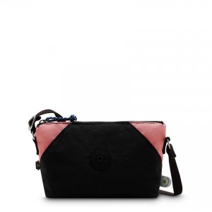 Black Pink Kipling Art Extra Small Crossbody Bags | UAE-K1504P