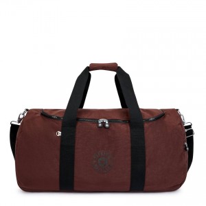 Burgundy Kipling Argus Medium Duffle Bags | UAE-K2004A