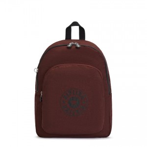 Burgundy Kipling Curtis Medium Travel Backpacks | UAE-K1423H