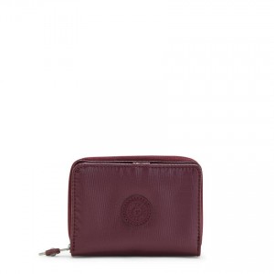 Burgundy Kipling Money Love Wallets | UAE-K1188G