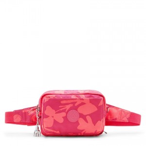 Coral Flower Kipling Abanu Multi Waist Bags | UAE-K1986P