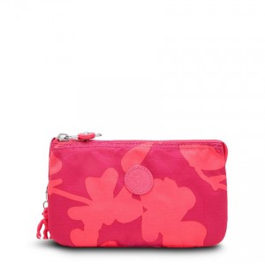 Coral Flower Kipling Creativity Large Makeup Bags | UAE-K1123U