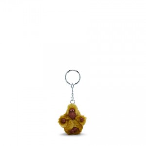 Dark Yellow Kipling Sven Extra Small Keychains | UAE-K1070F