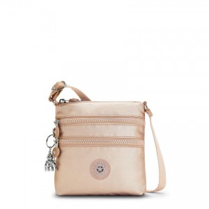 Gold Metal Kipling Alvar Extra Small Crossbody Bags | UAE-K1495F