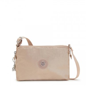 Gold Metal Kipling Boyd Crossbody Bags | UAE-K1523S