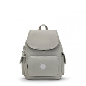 Grey Kipling City Pack Small Travel Backpacks | UAE-K1401N