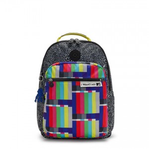 Multicolor Kipling Seoul Large Laptop Backpacks | UAE-K1343U