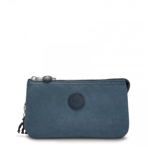 Navy Grey Kipling Creativity Large Makeup Bags | UAE-K1111F