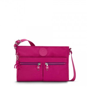 Pink Fuchsia Kipling New Angie Crossbody Bags | UAE-K1656D