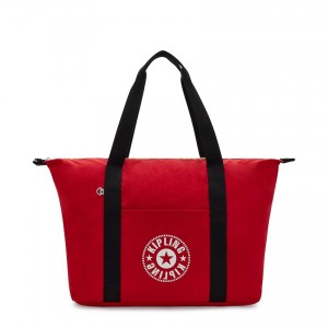 Red Kipling Art Medium Lite Tote Bags | UAE-K1752B