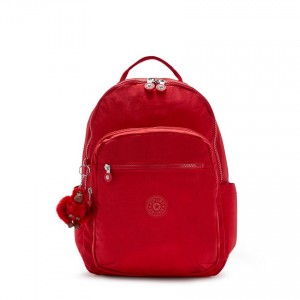 Red Kipling Seoul Large Backpacks | UAE-K2191N