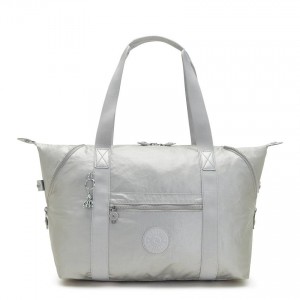 Silver Kipling Art Medium Tote Bags | UAE-K1746J