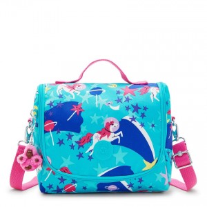 Turquoise Kipling New Kichirou Lunch Bags | UAE-K2121F