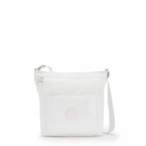 White Kipling Erasmo Shoulder Bags | UAE-K1958I