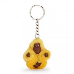 Yellow Kipling Sven Extra Small Keychains | UAE-K1043K