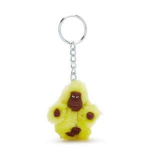 Yellow Kipling Sven Extra Small Keychains | UAE-K1072J