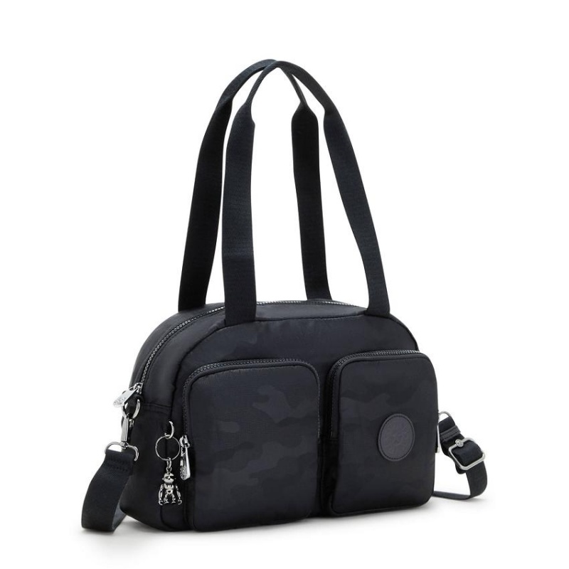 Black Camo Kipling Cool Defea Crossbody Bags | UAE-K1544Y