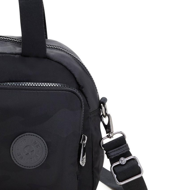 Black Camo Kipling Cool Defea Crossbody Bags | UAE-K1544Y