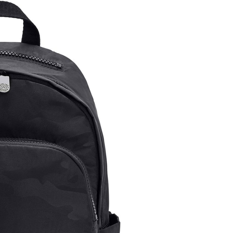 Black Camo Kipling Delia Fashion Backpacks | UAE-K1262J