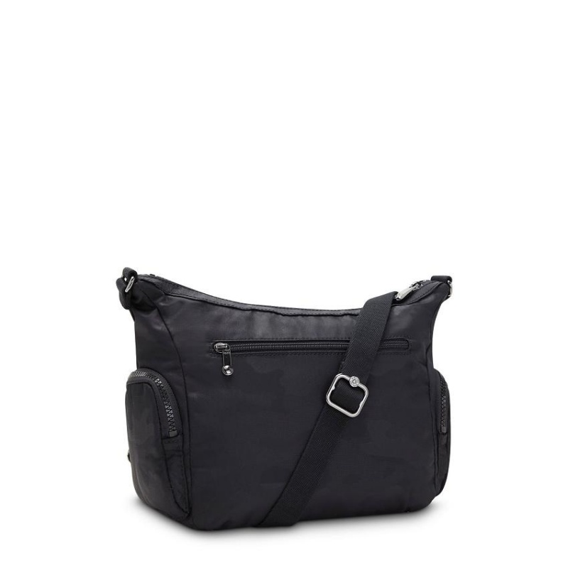 Black Camo Kipling Gabbie Small Crossbody Bags | UAE-K1596G