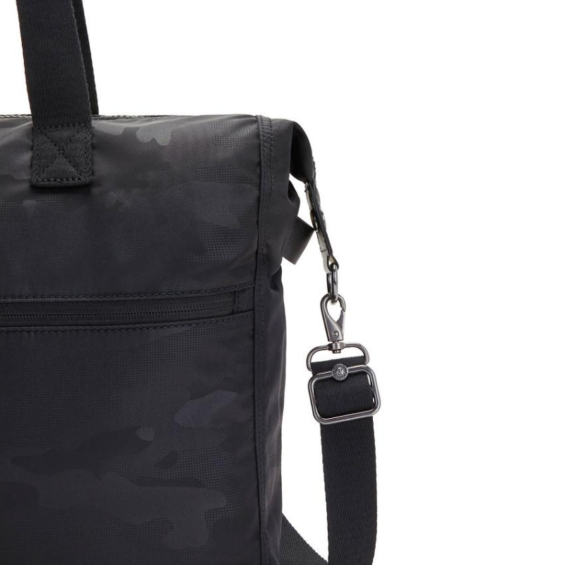 Black Camo Kipling Ilia Laptop Totes | UAE-K1707V