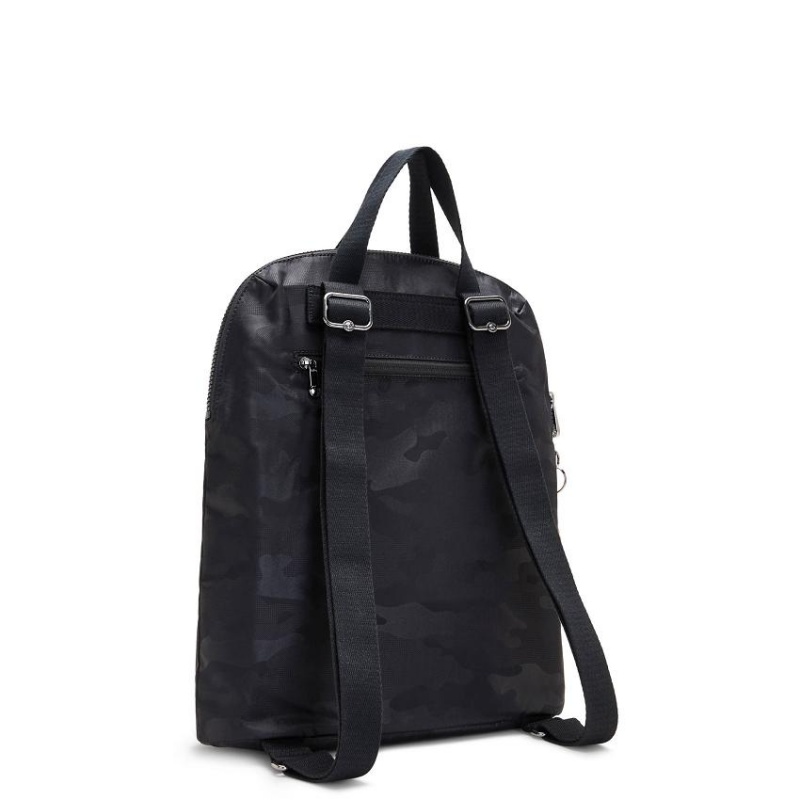 Black Camo Kipling Kazuki Fashion Backpacks | UAE-K1295E