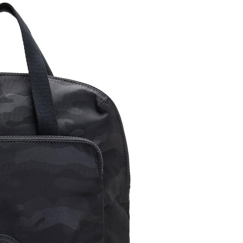 Black Camo Kipling Kazuki Fashion Backpacks | UAE-K1295E