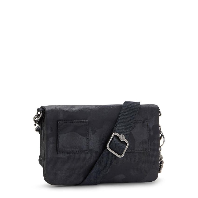 Black Camo Kipling Lynne Crossbody Bags | UAE-K1646W