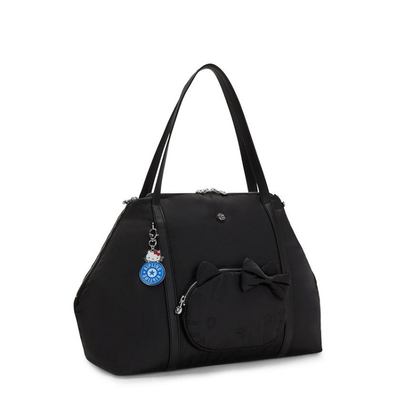 Black Kipling Art Medium Duffle Bags | UAE-K2012C