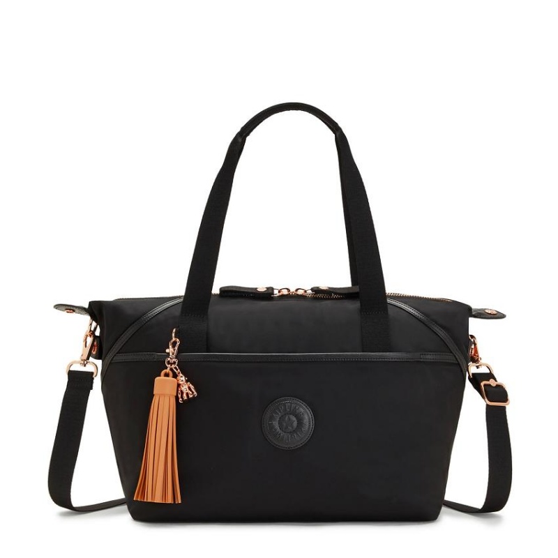 Black Kipling Art Organized Laptop Totes | UAE-K1708B