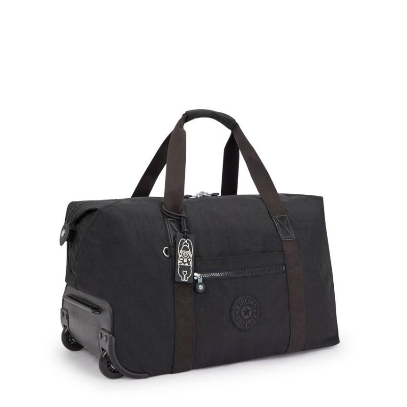 Black Kipling Art on Wheels Carry On Luggage | UAE-K2022G