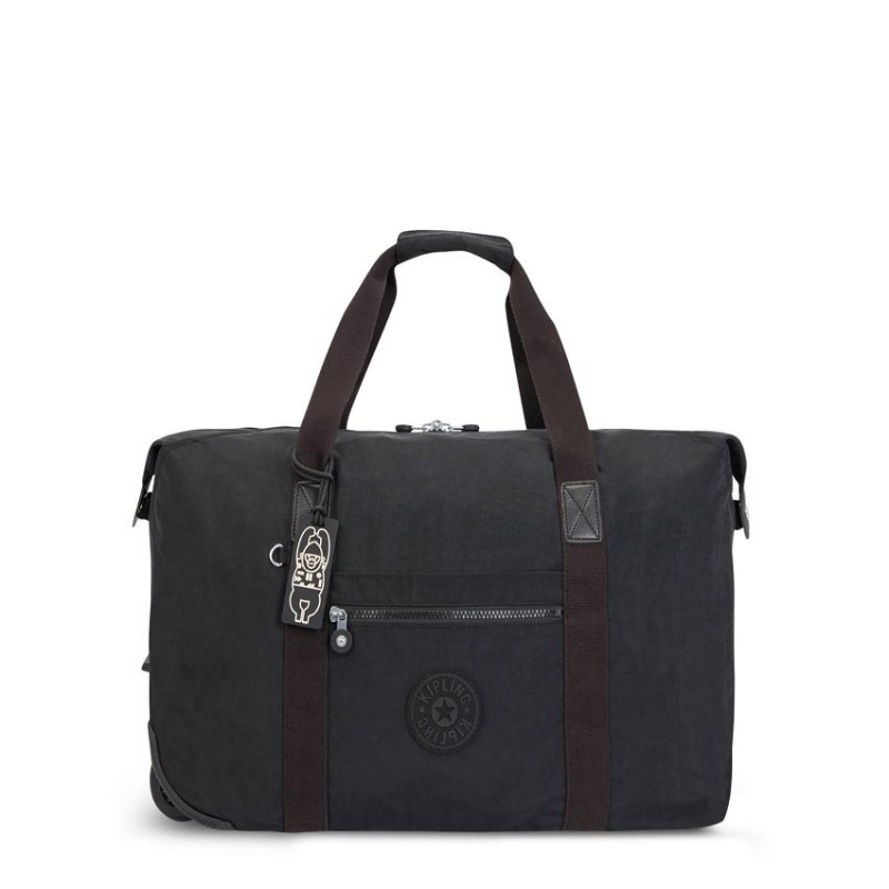 Black Kipling Art on Wheels Carry On Luggage | UAE-K2022G