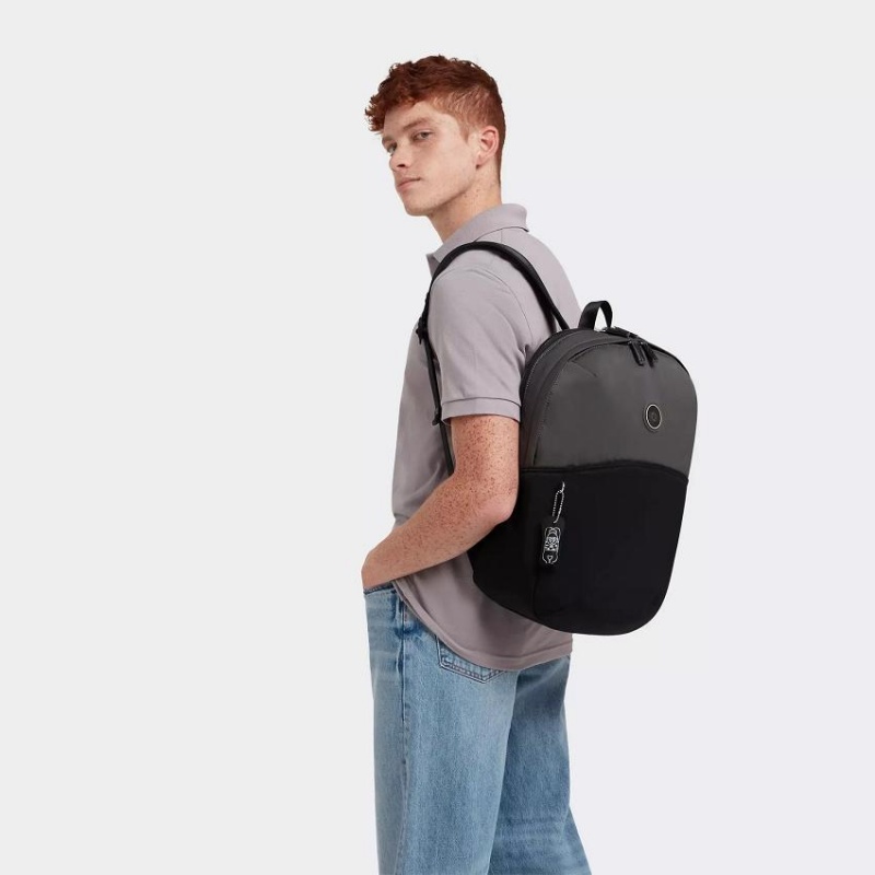 Black Kipling Ayano Laptop Backpacks | UAE-K1318D