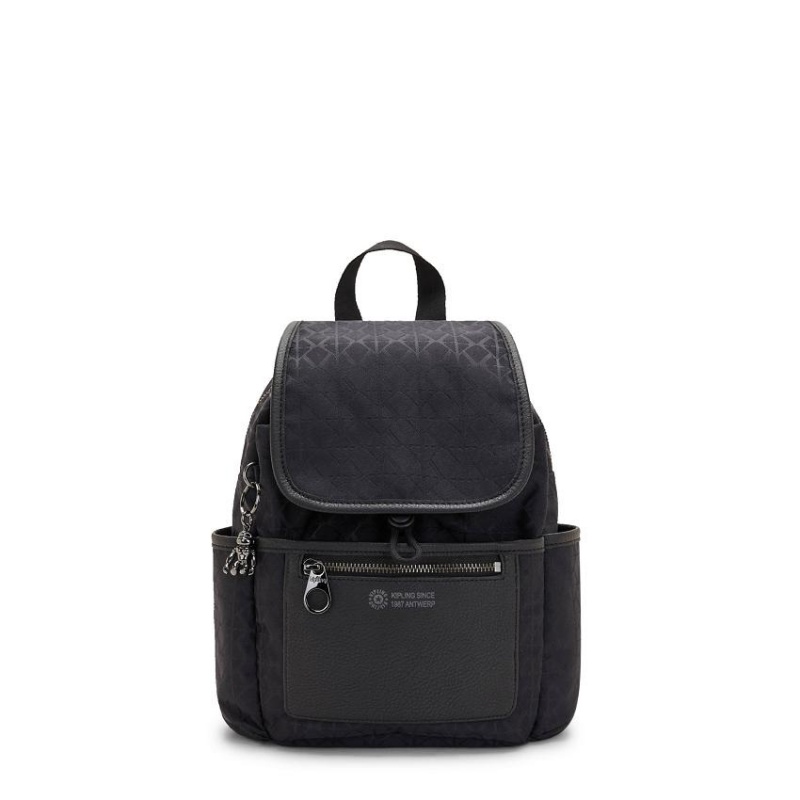 Black Kipling City Pack Mini Fashion Backpacks | UAE-K1215S