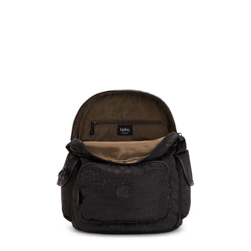 Black Kipling City Pack Small Fashion Backpacks | UAE-K1231F