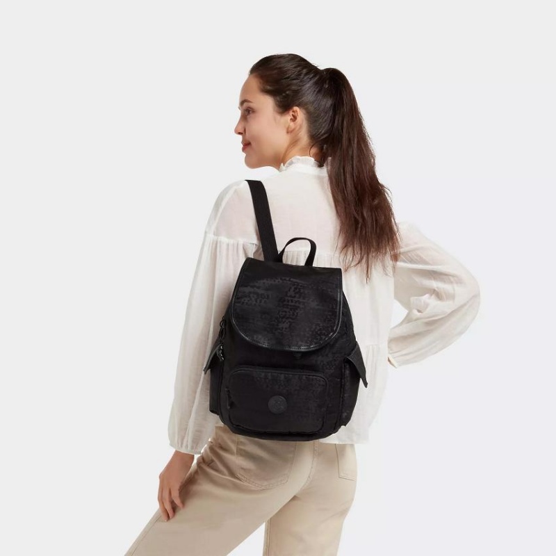 Black Kipling City Pack Small Fashion Backpacks | UAE-K1231F