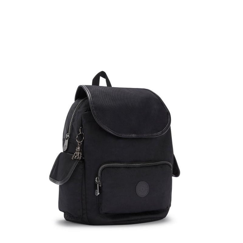 Black Kipling City Pack Small Travel Backpacks | UAE-K1400B