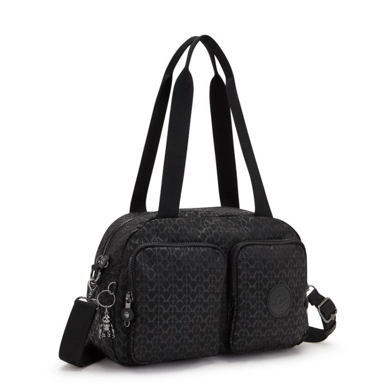 Black Kipling Cool Defea Shoulder Bags | UAE-K1941O