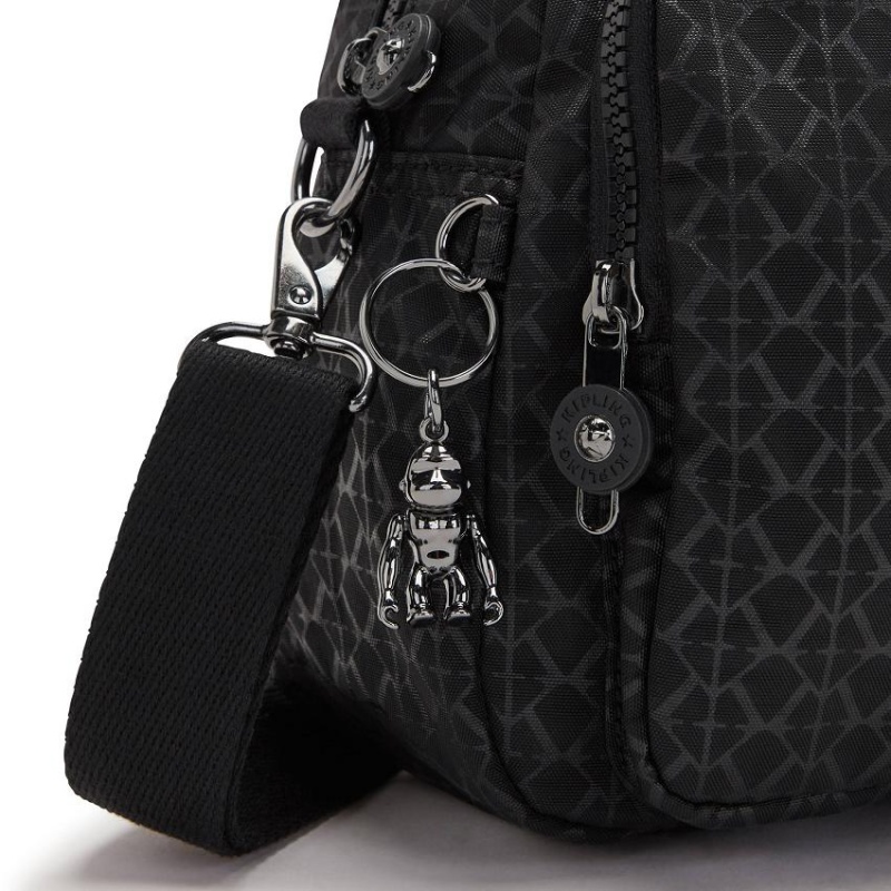 Black Kipling Cool Defea Shoulder Bags | UAE-K1941O