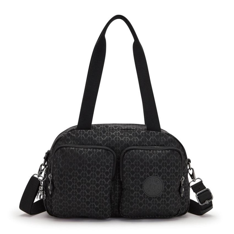 Black Kipling Cool Defea Shoulder Bags | UAE-K1941O