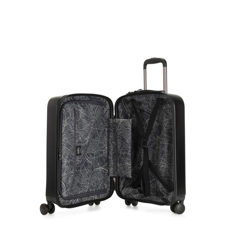 Black Kipling Curiosity Small Rolling Luggage | UAE-K2036F