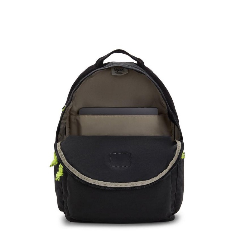 Black Kipling Damien Large Laptop Backpacks | UAE-K1327O